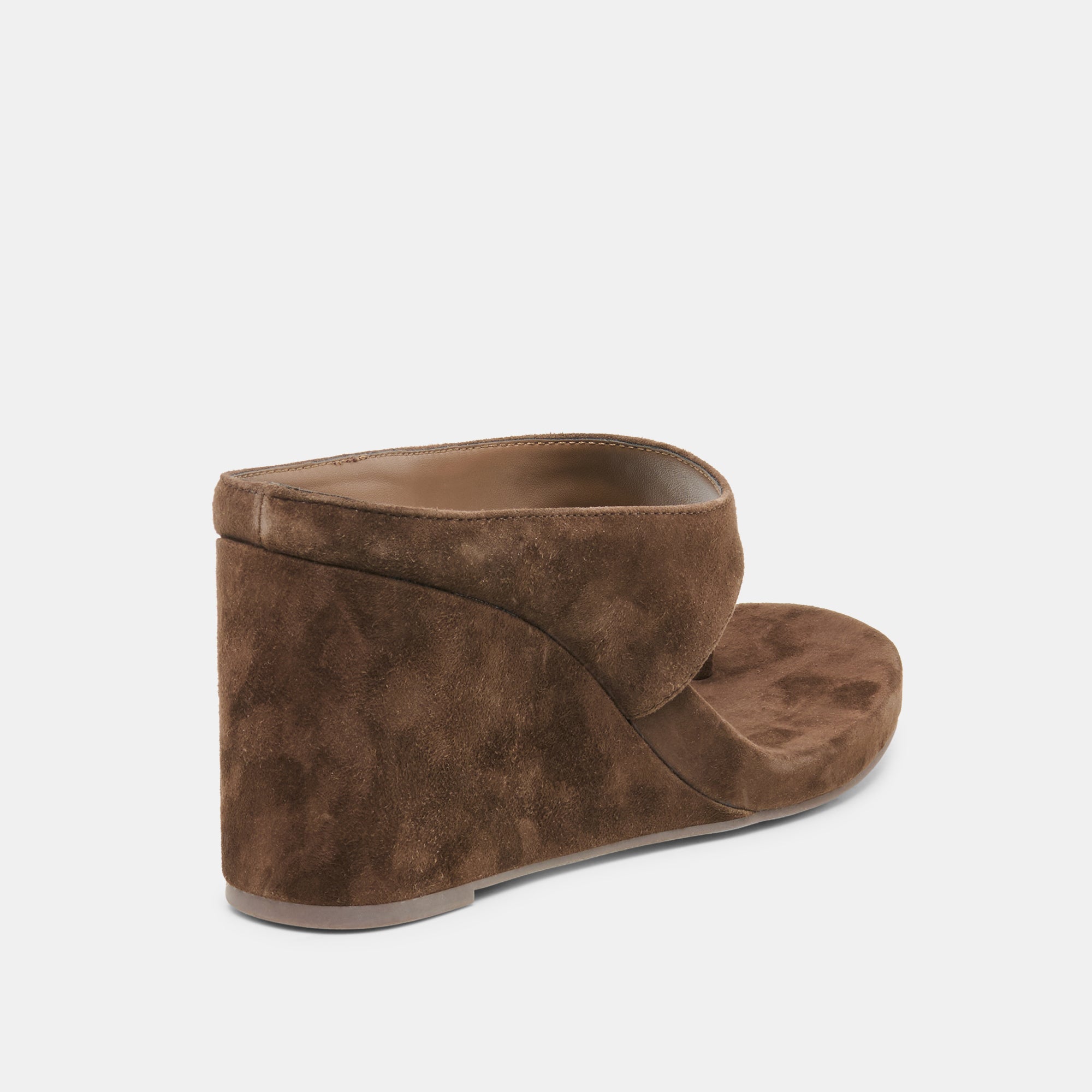 HINNA WEDGES DK BROWN SUEDE
