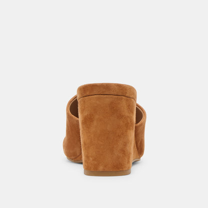 HOLTA WEDGES BROWN SUEDE