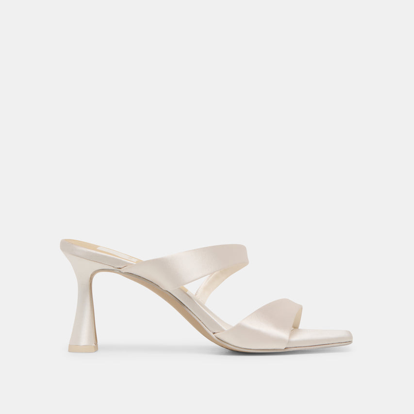 Icelyn Ivory Satin Heels | Dolce Vita