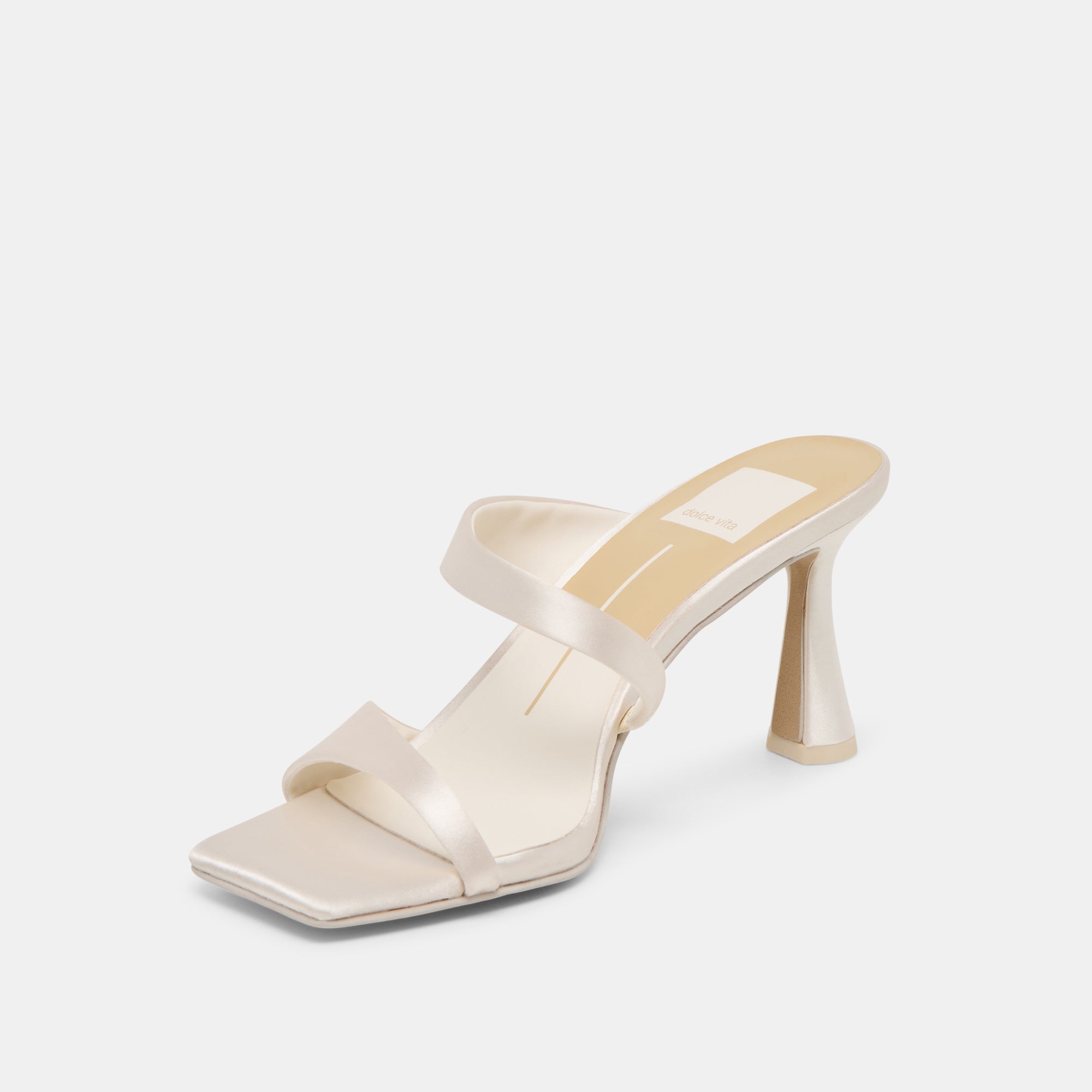 ICELYN HEELS IVORY SATIN