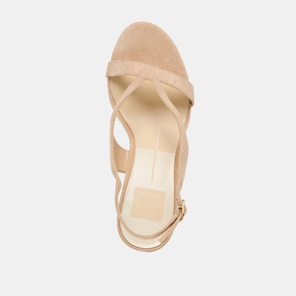 IZELA HEELS BAMBOO SUEDE