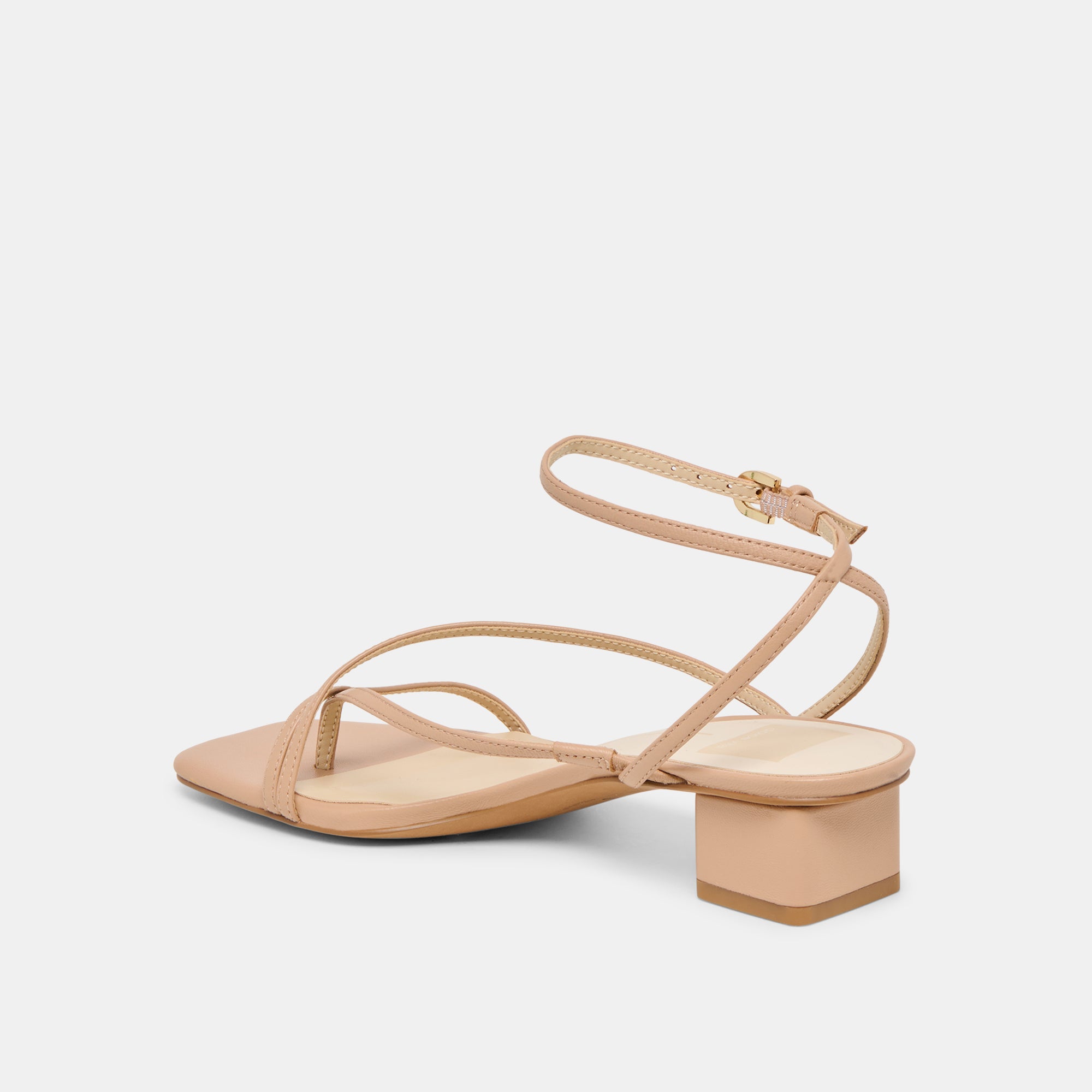 KARLOS WIDE SANDALS LT TAN LEATHER