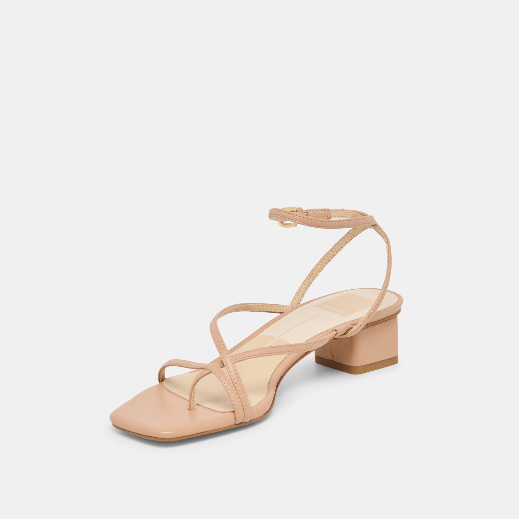 KARLOS WIDE SANDALS LT TAN LEATHER
