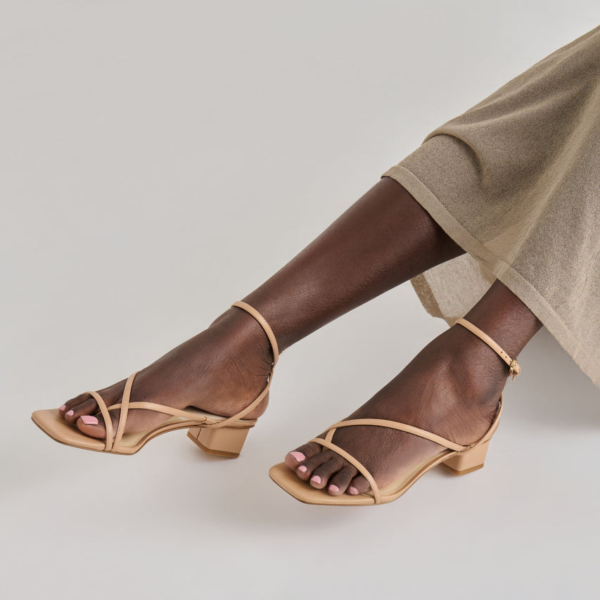 KARLOS SANDALS LT TAN LEATHER