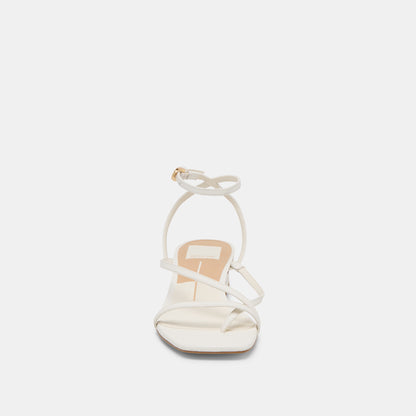 KARLOS SANDALS TRUE WHITE LEATHER