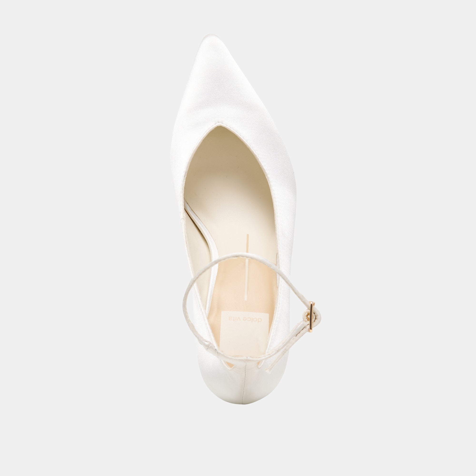KARSIN SATIN HEELS TRUE WHITE SATIN - view 8