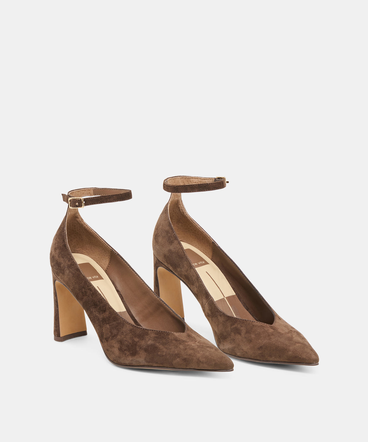 KARSIN HEELS DK BROWN SUEDE - view 2