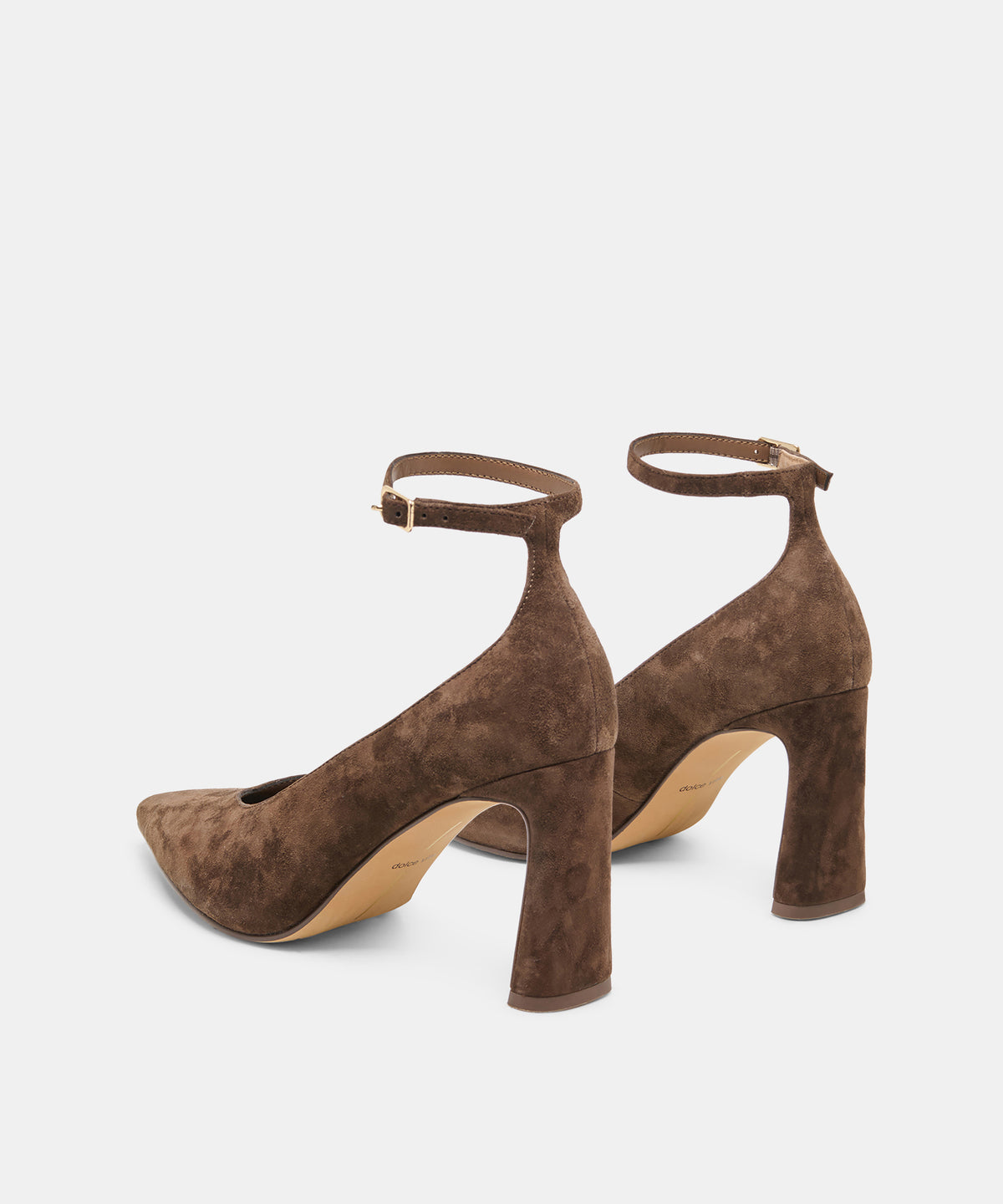 KARSIN HEELS DK BROWN SUEDE - view 5