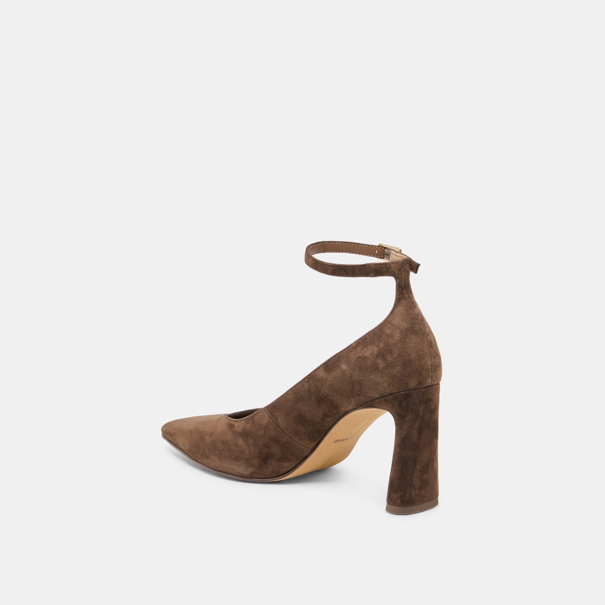 KARSIN HEELS DK BROWN SUEDE - view 5