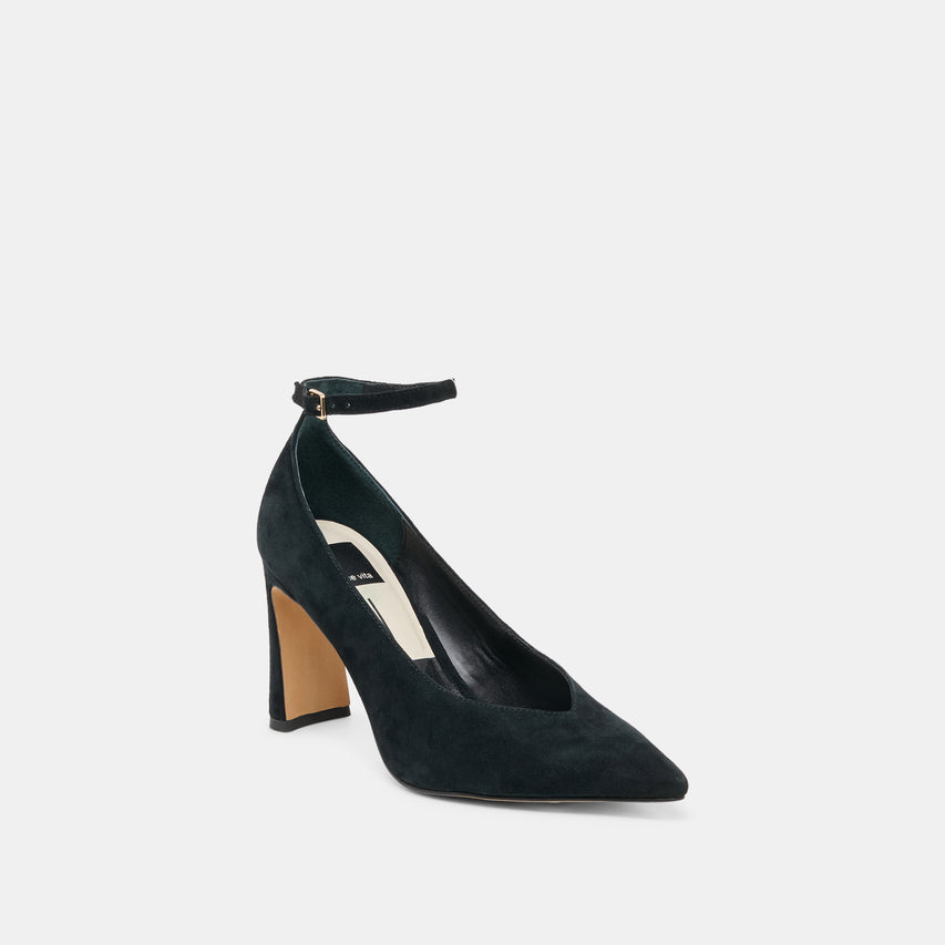 KARSIN HEELS ONYX SUEDE