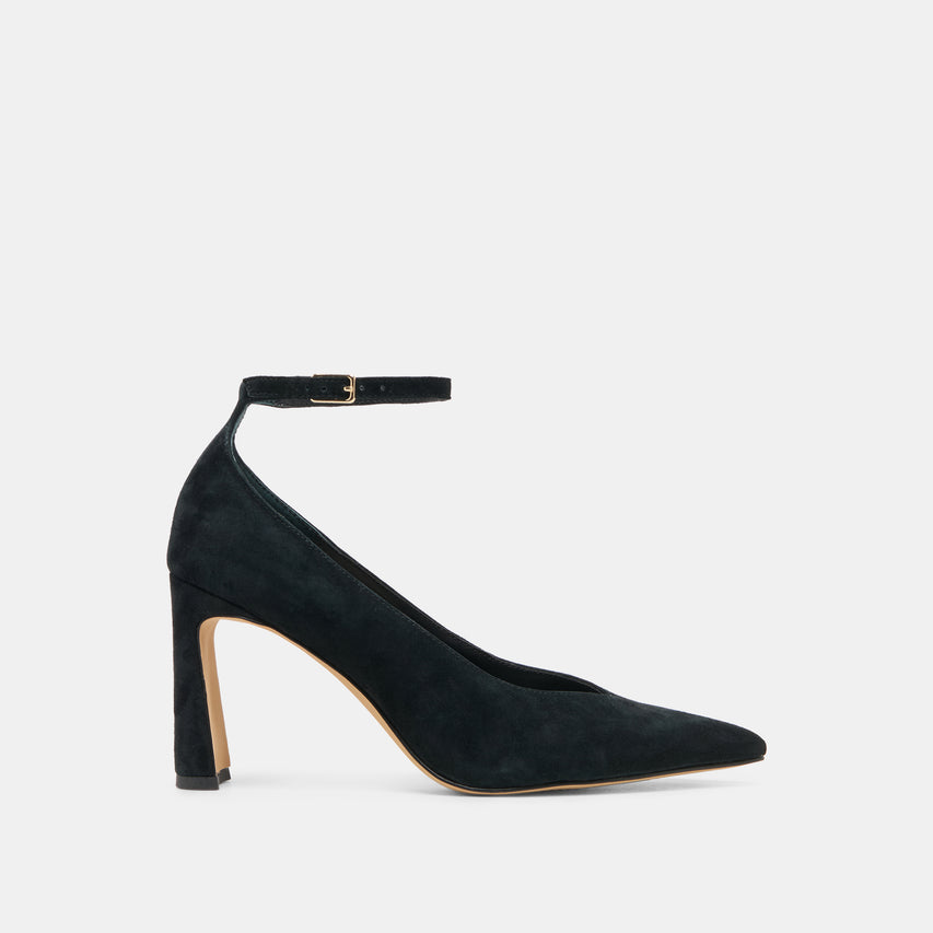KARSIN HEELS ONYX SUEDE