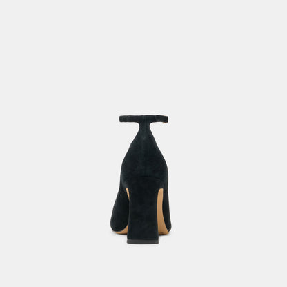 KARSIN HEELS ONYX SUEDE