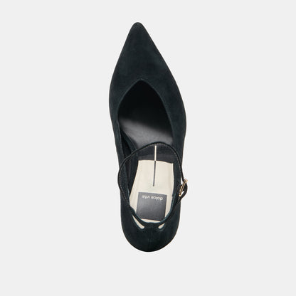 KARSIN HEELS ONYX SUEDE