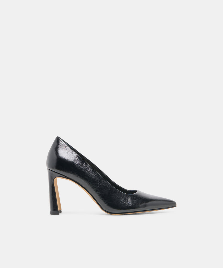 KAYNA HEELS BLACK LEATHER