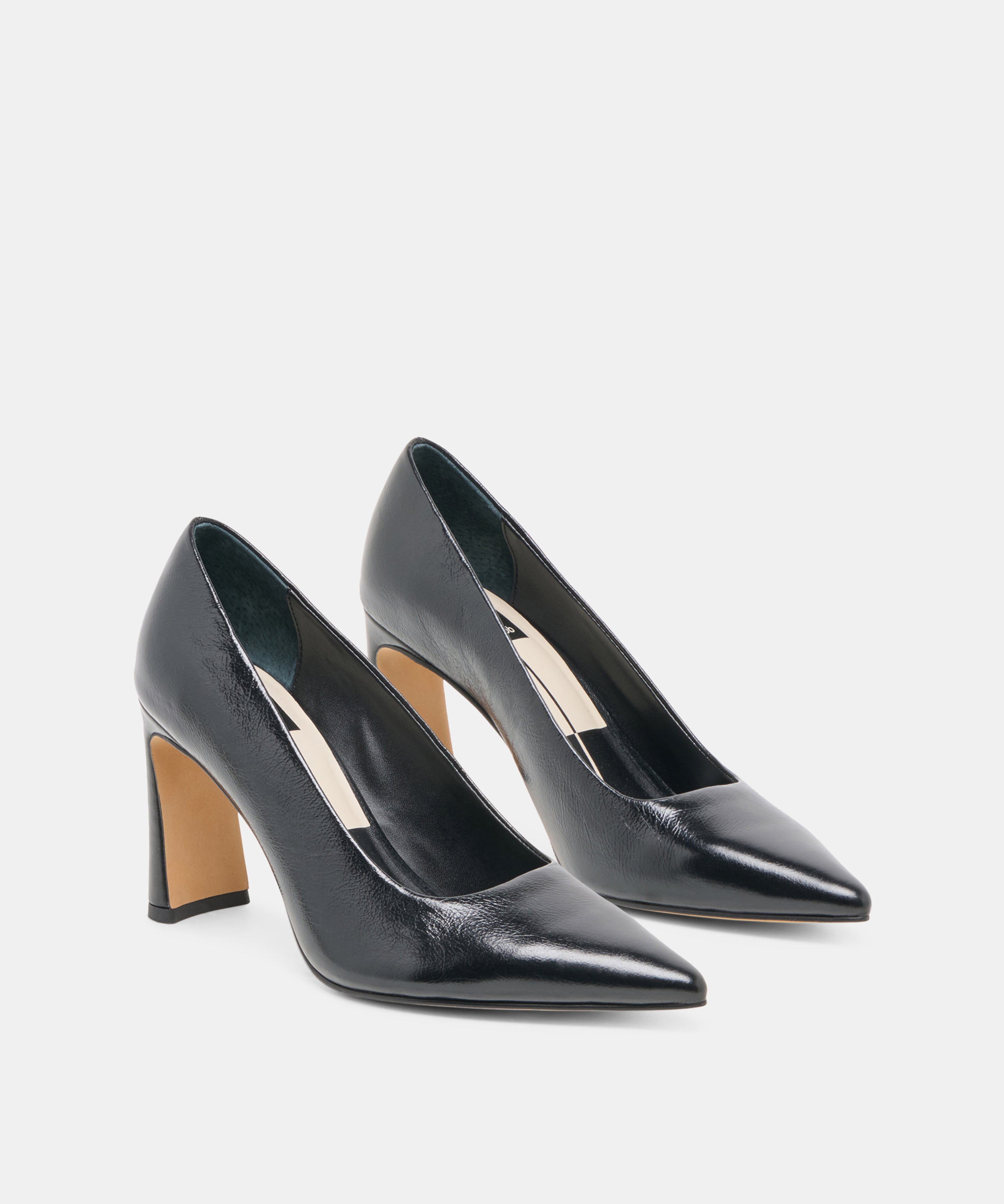 KAYNA HEELS BLACK LEATHER - view 2