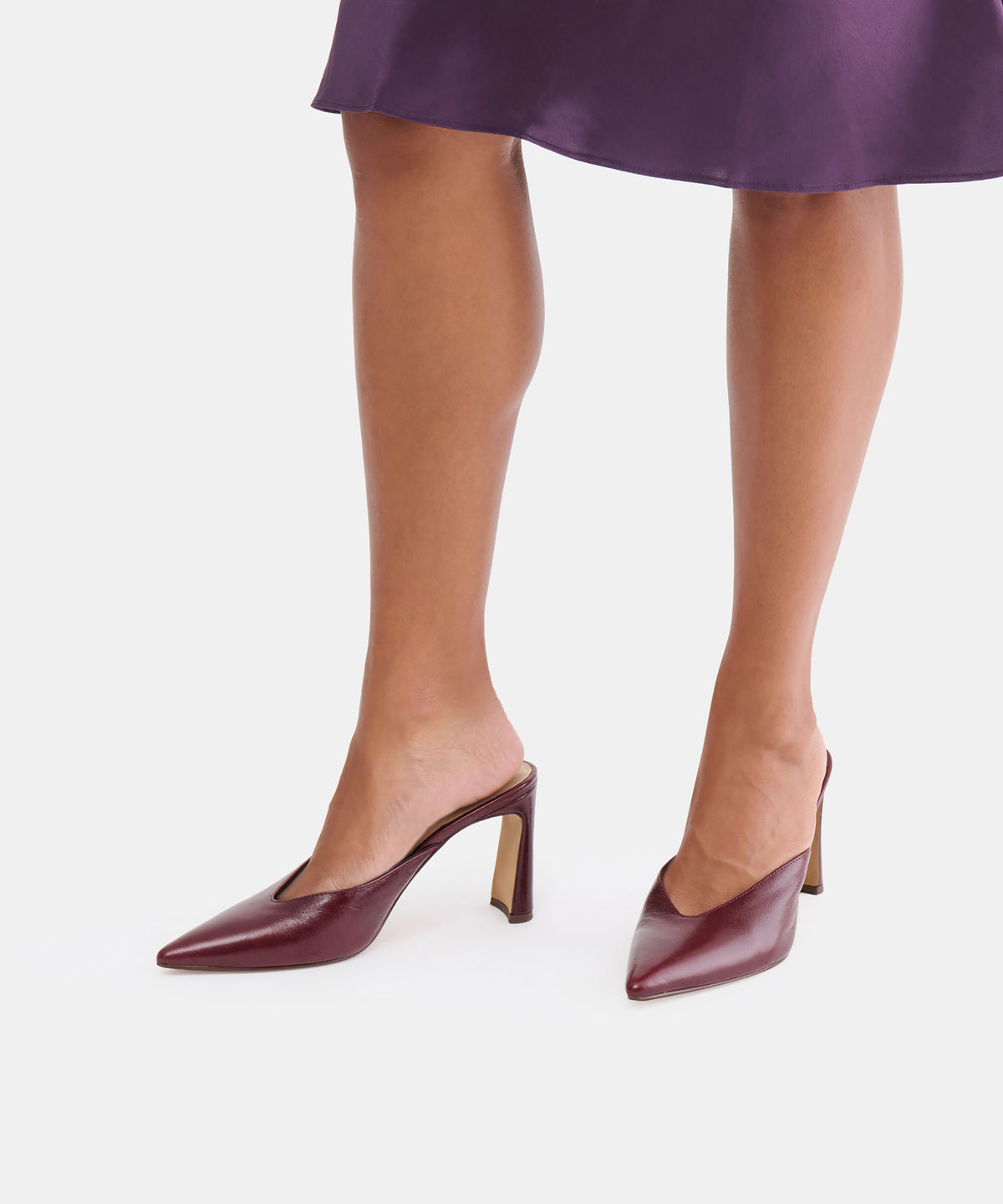 KENTIN HEELS CRANBERRY LEATHER - view 2