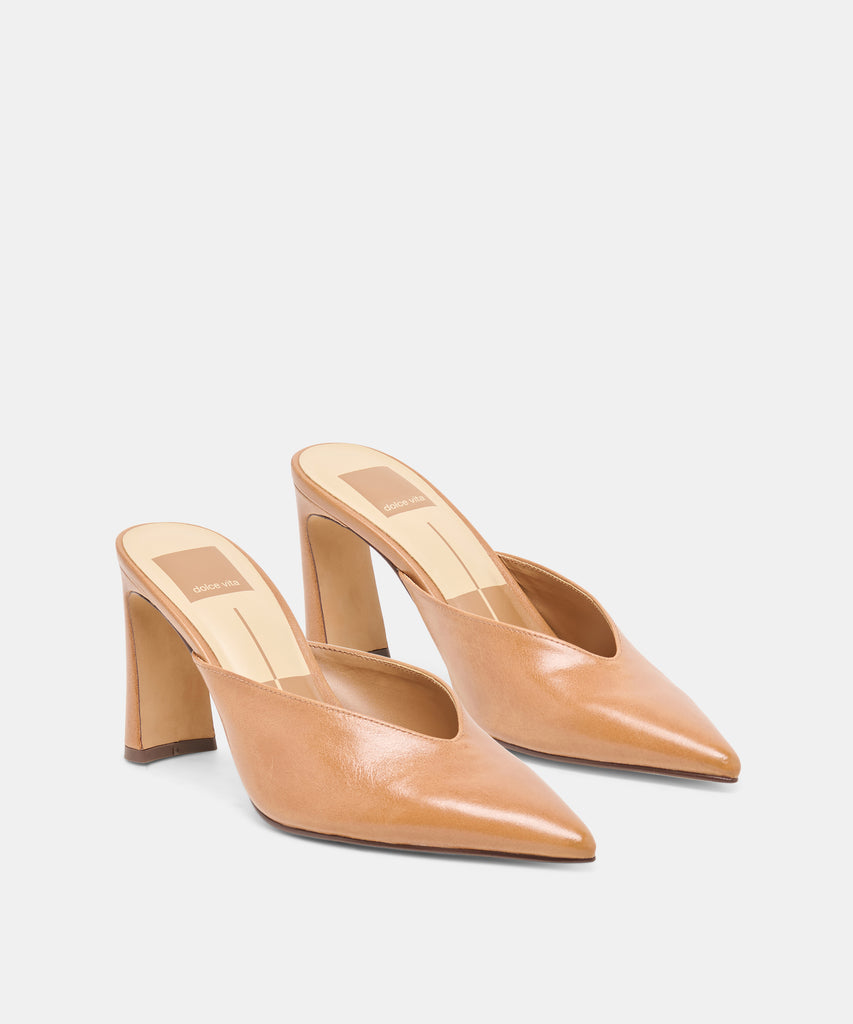 KENTIN HEELS TAN LEATHER