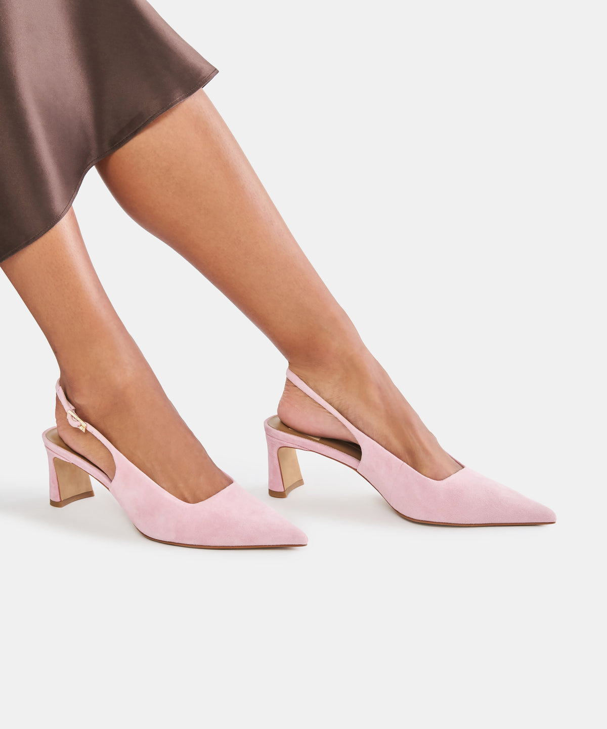 KOKO HEELS PINK SUEDE - view 4