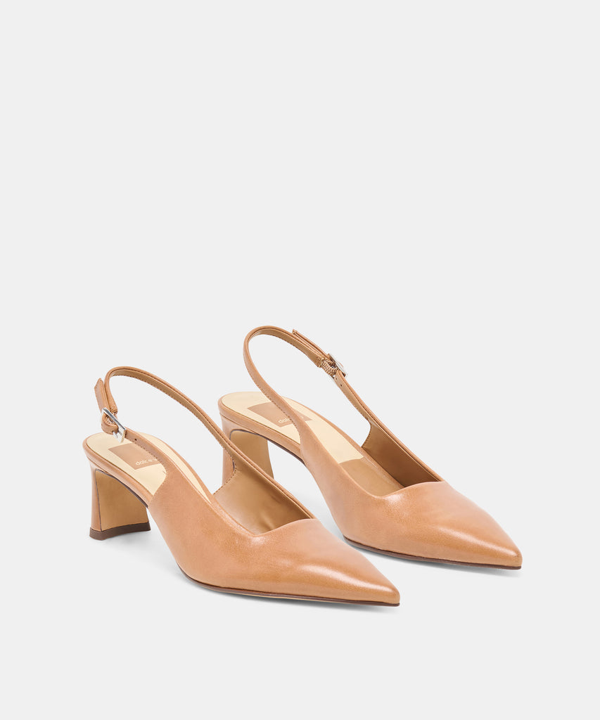 KOKO HEELS TAN LEATHER