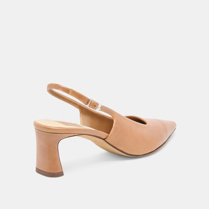 KOKO HEELS TAN LEATHER