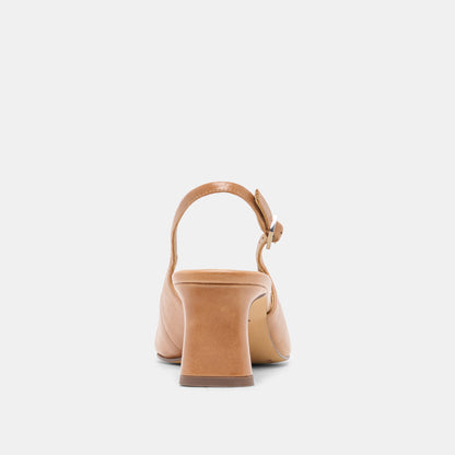 KOKO HEELS TAN LEATHER