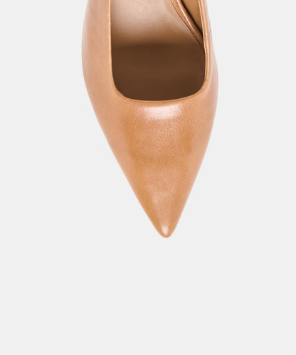 KOKO HEELS TAN LEATHER
