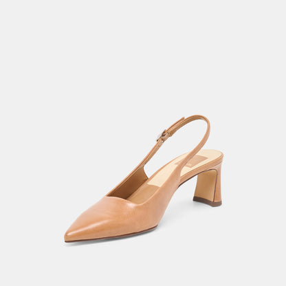 KOKO HEELS TAN LEATHER