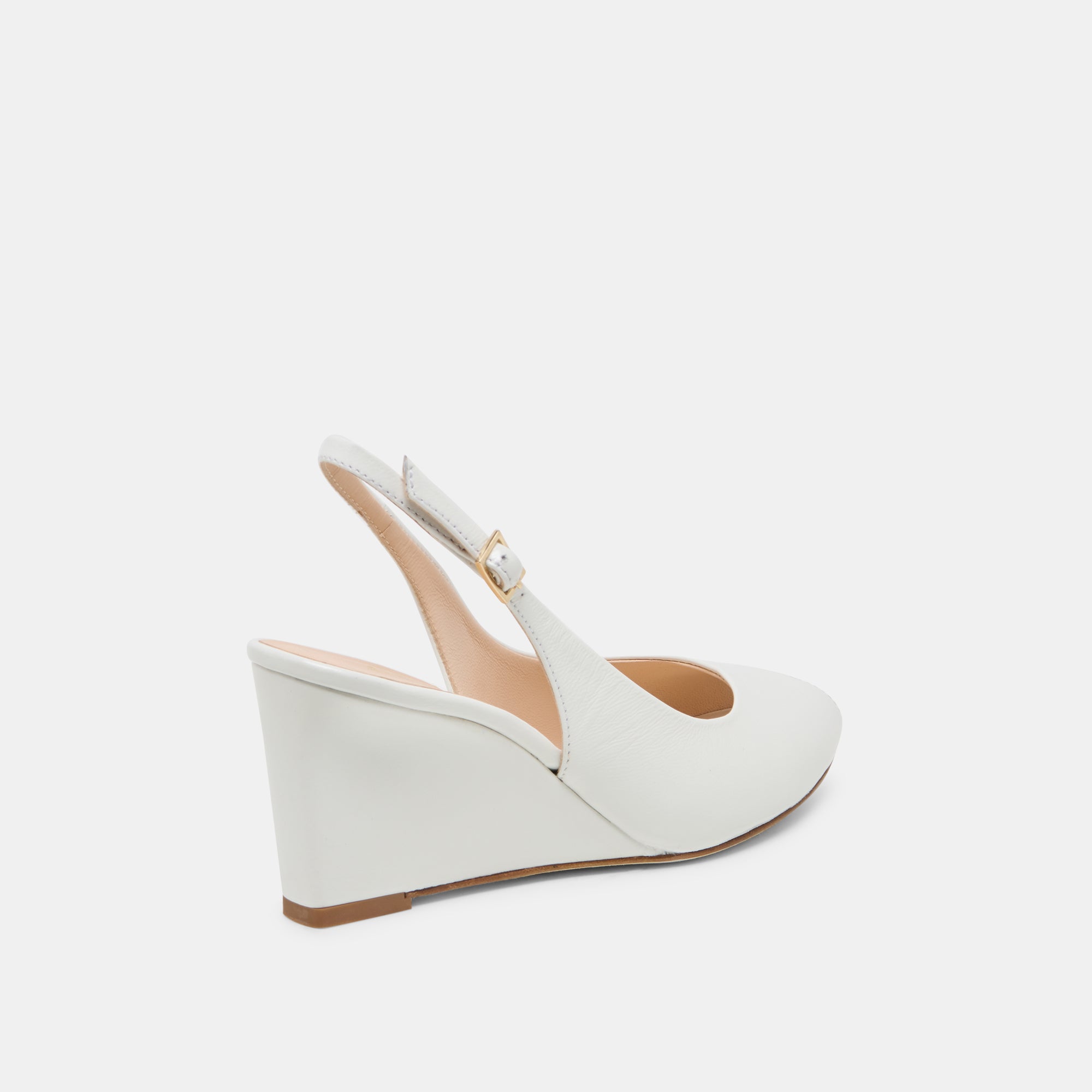 KOLA WEDGES WHITE LEATHER - view 3