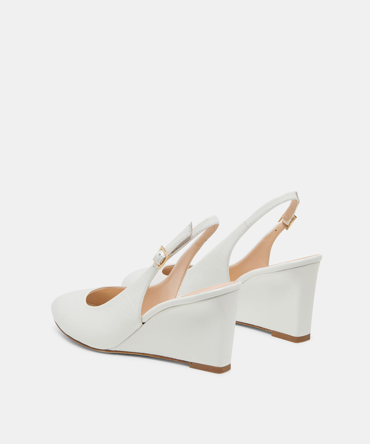 KOLA WEDGES WHITE LEATHER - view 5