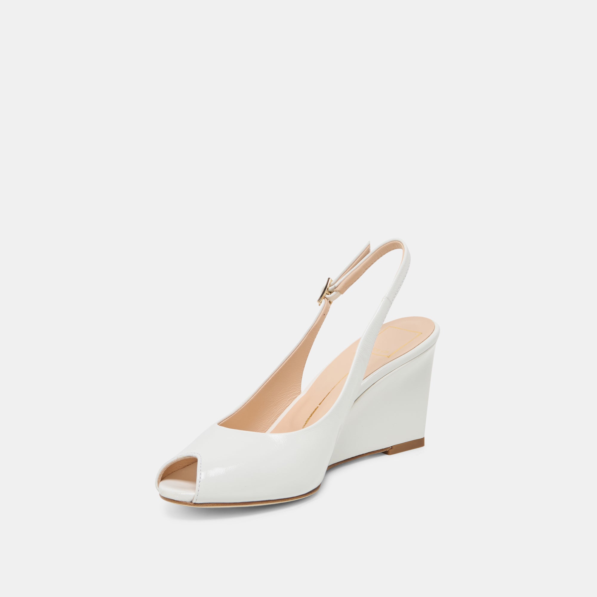 KOLA WEDGES WHITE LEATHER - view 4