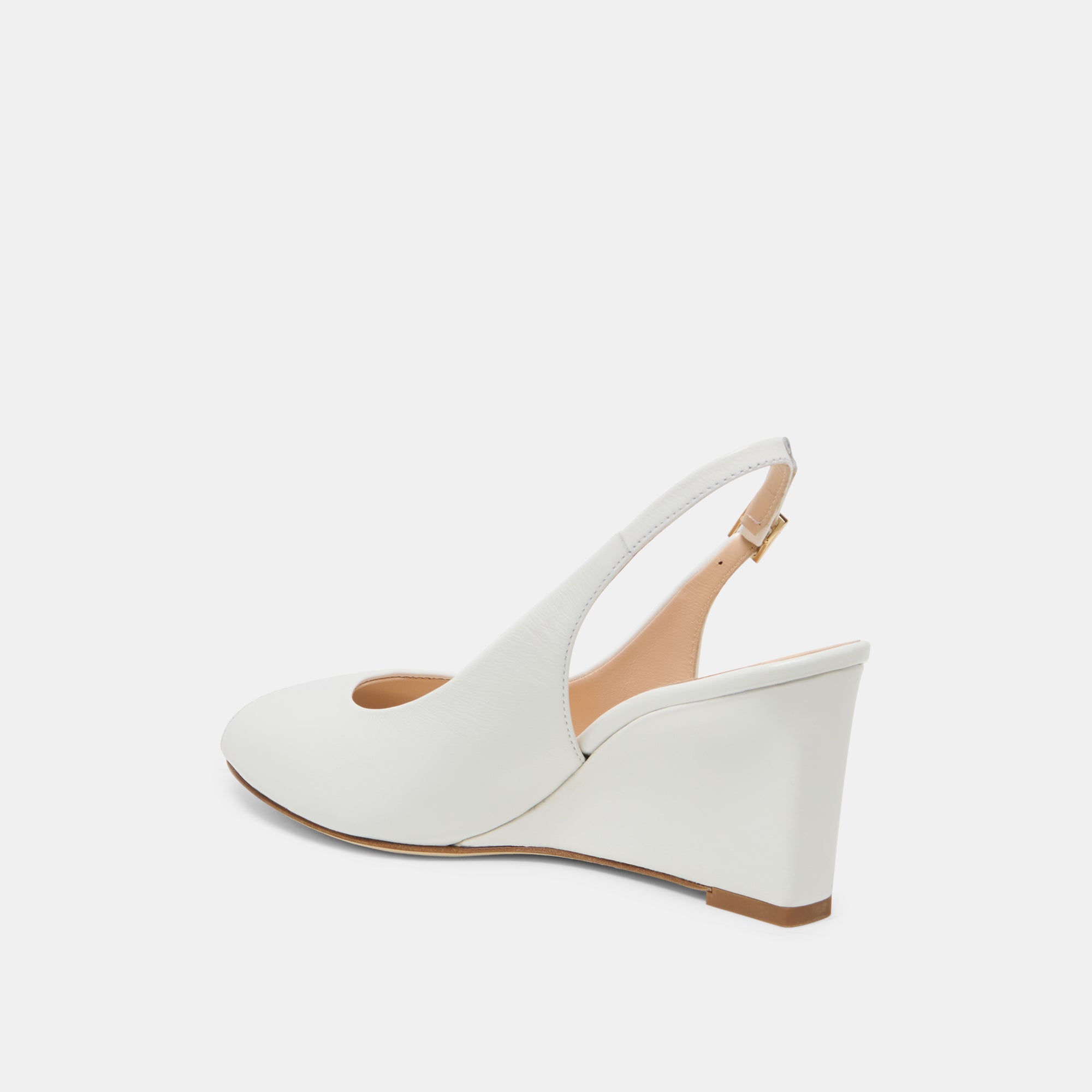 KOLA WEDGES WHITE LEATHER - view 5