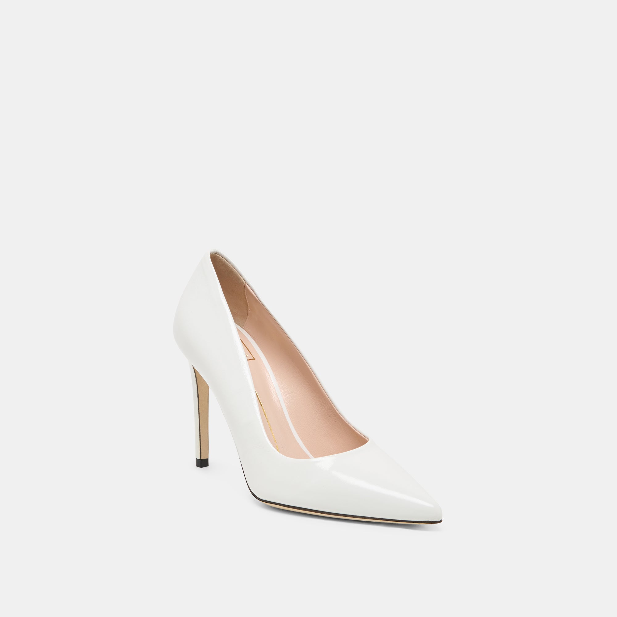 LANKY HEELS WHITE LEATHER - view 2