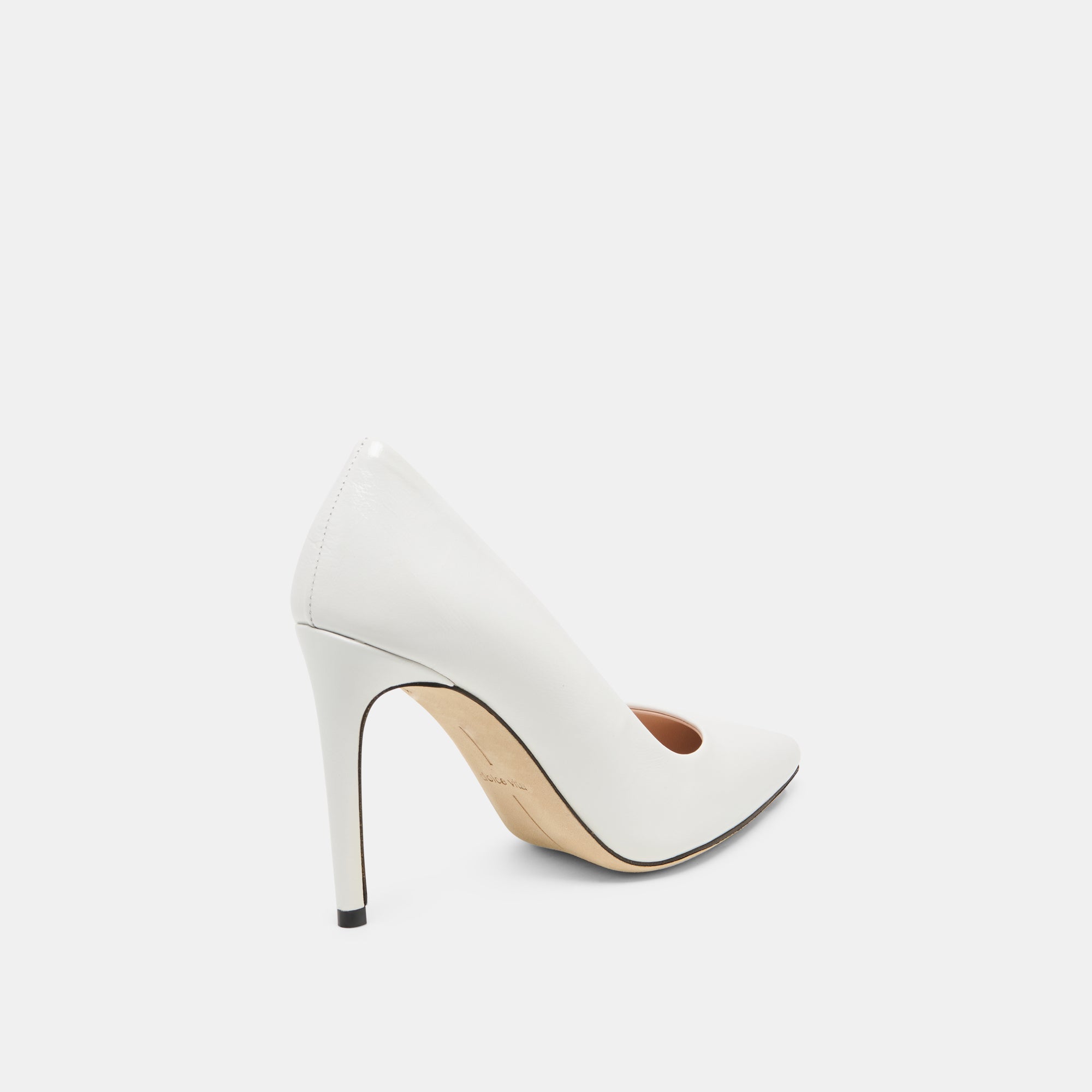 LANKY HEELS WHITE LEATHER - view 3
