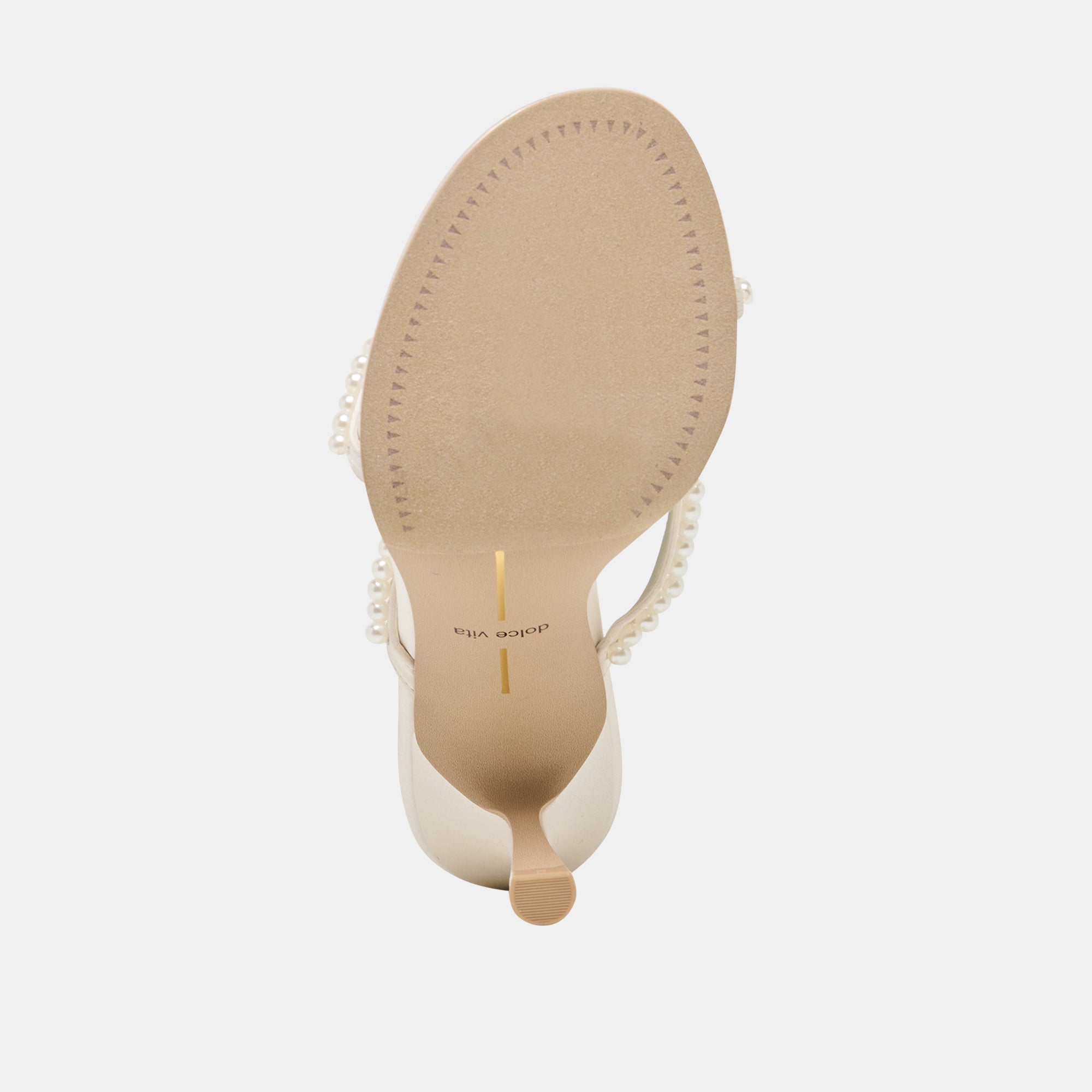 LIANO PEARL HEELS OFF WHITE SATIN - view 13