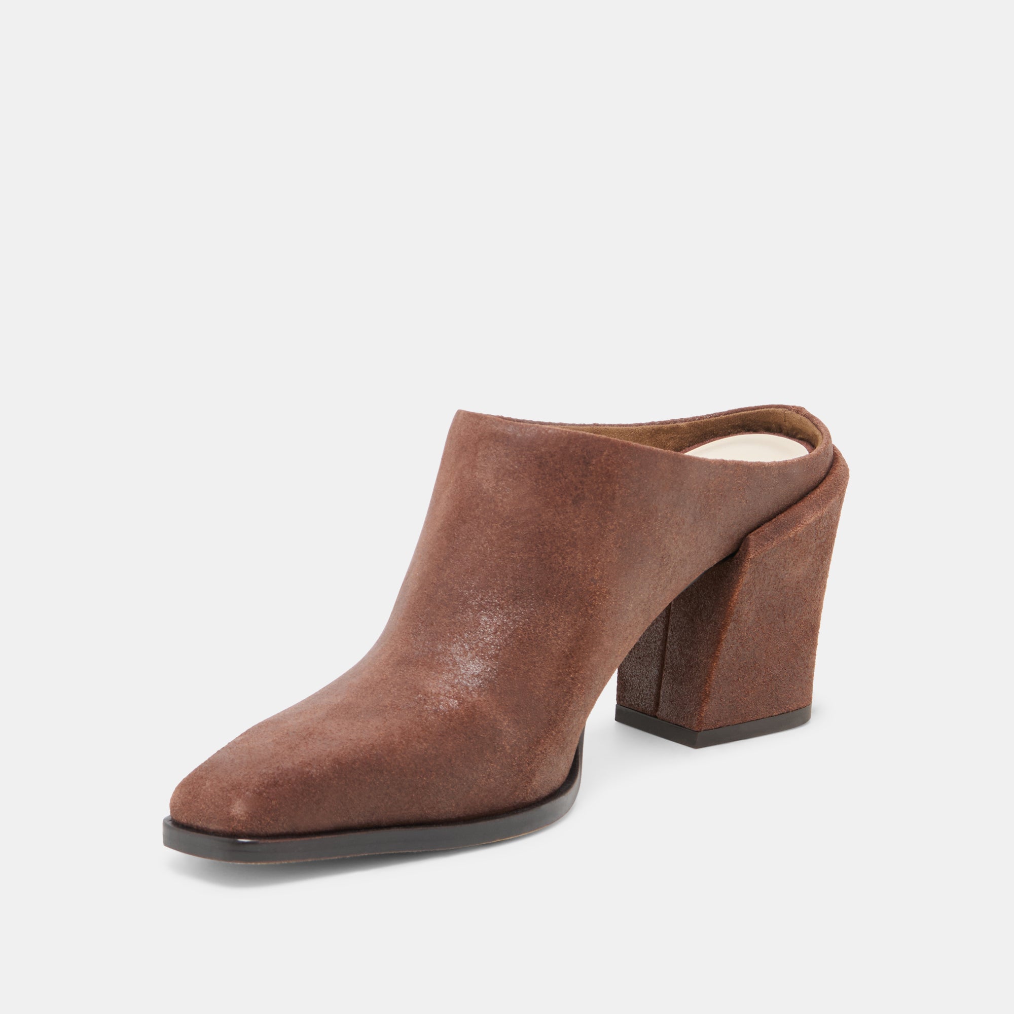 LINDI MULES COFFEE SUEDE - view 4