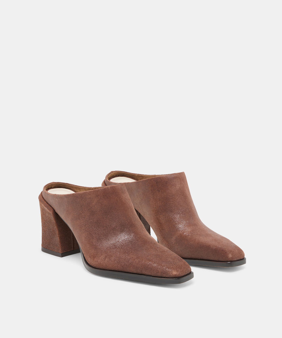 LINDI MULES COFFEE SUEDE - view 2