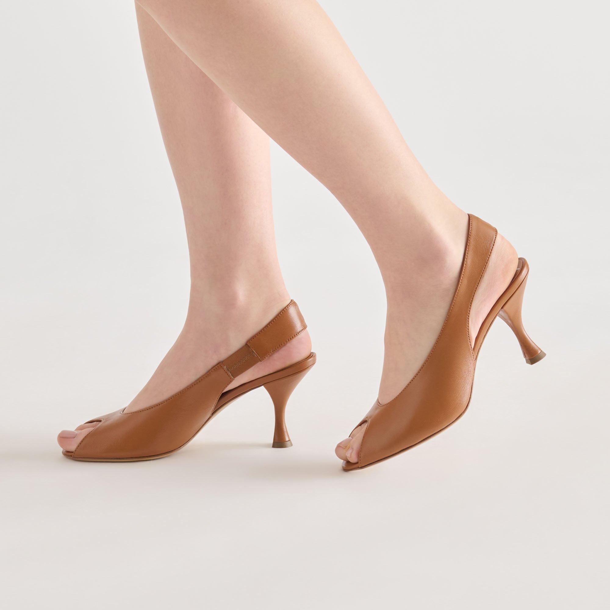 MADOW HEELS TAN LEATHER - view 3