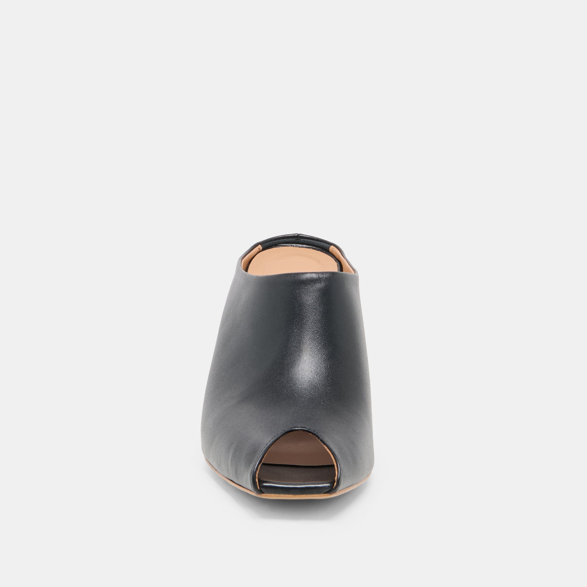 MERY HEELS BLACK LEATHER