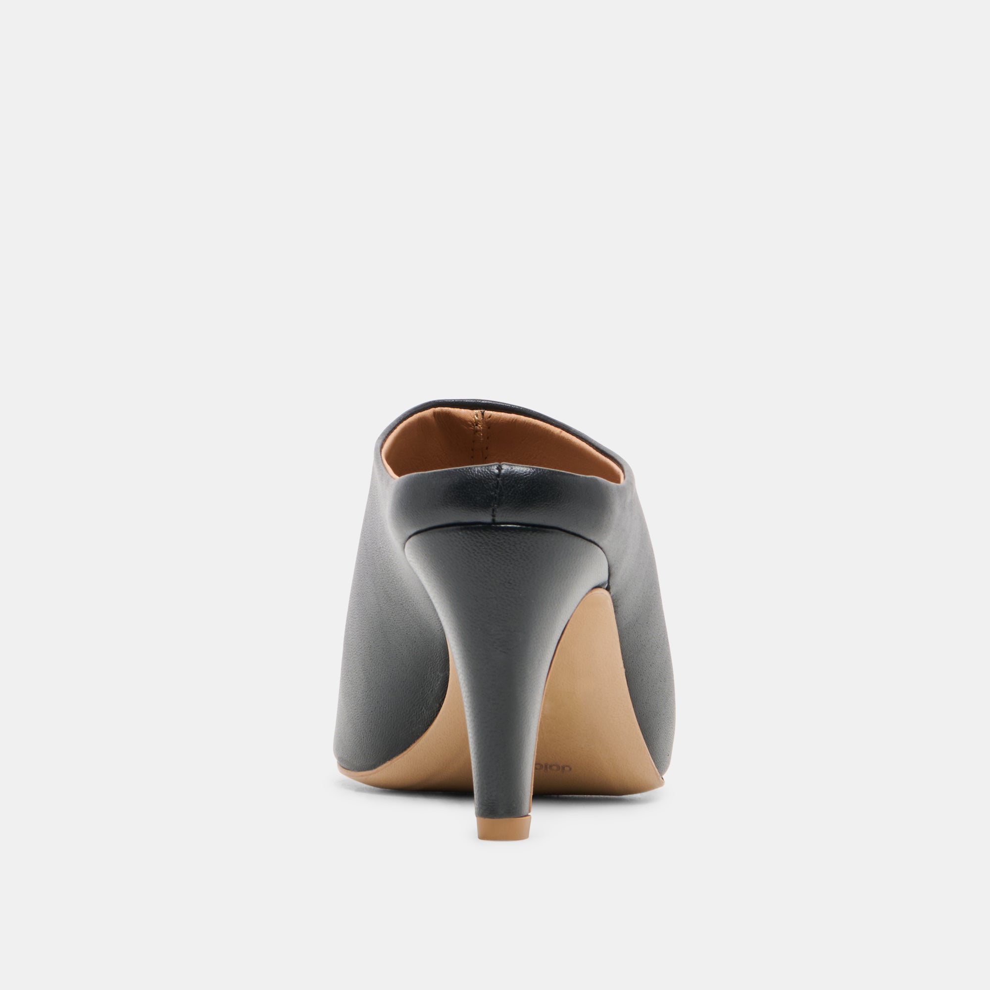 MERY HEELS BLACK LEATHER