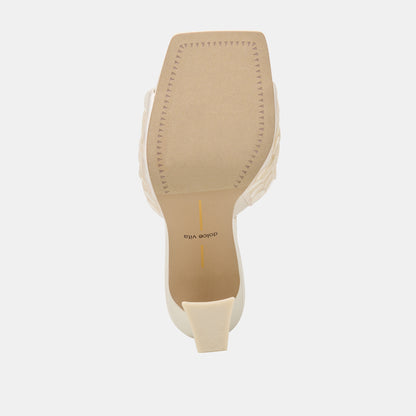 NANDY CONFETTI HEELS IVORY SEQUIN