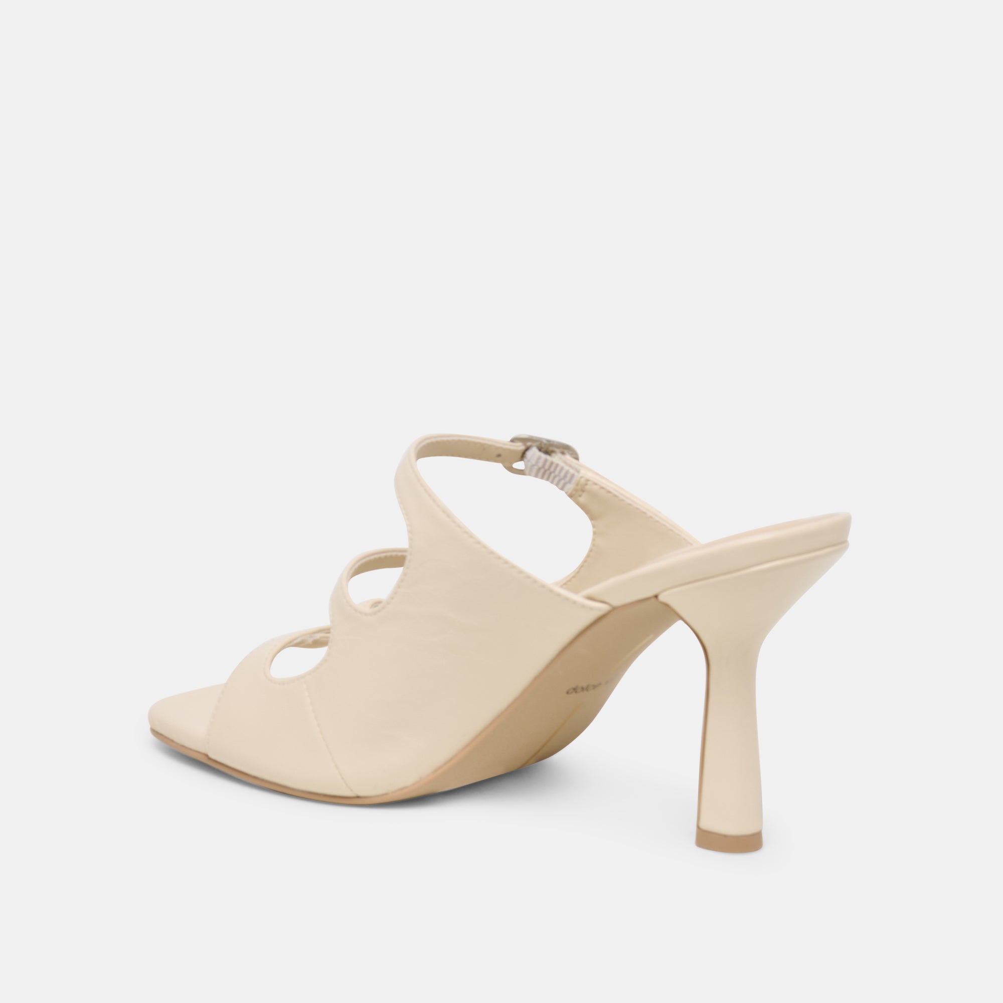 NEKO HEELS BONE LEATHER