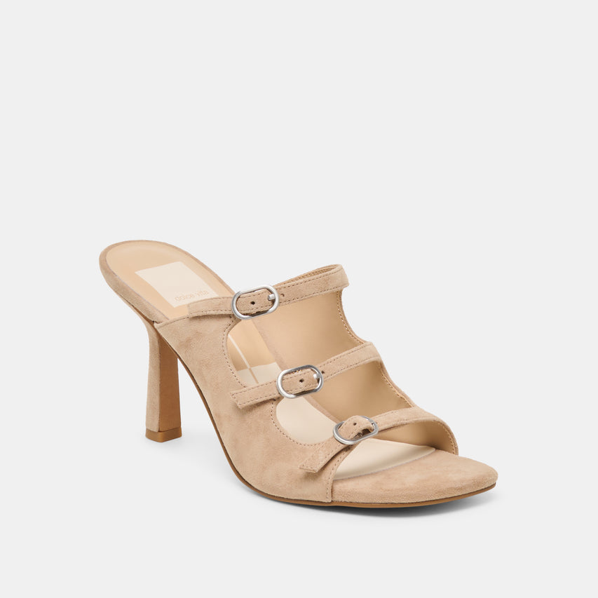 NEKO HEELS CAMEL SUEDE