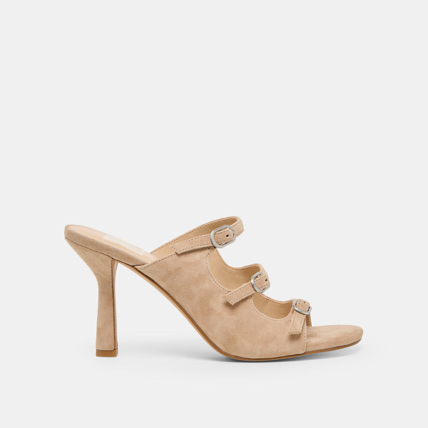 NEKO HEELS CAMEL SUEDE