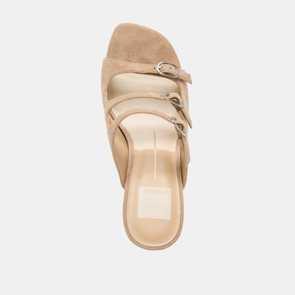 NEKO HEELS CAMEL SUEDE