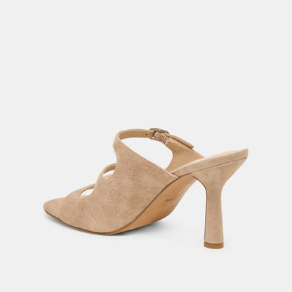 NEKO HEELS CAMEL SUEDE