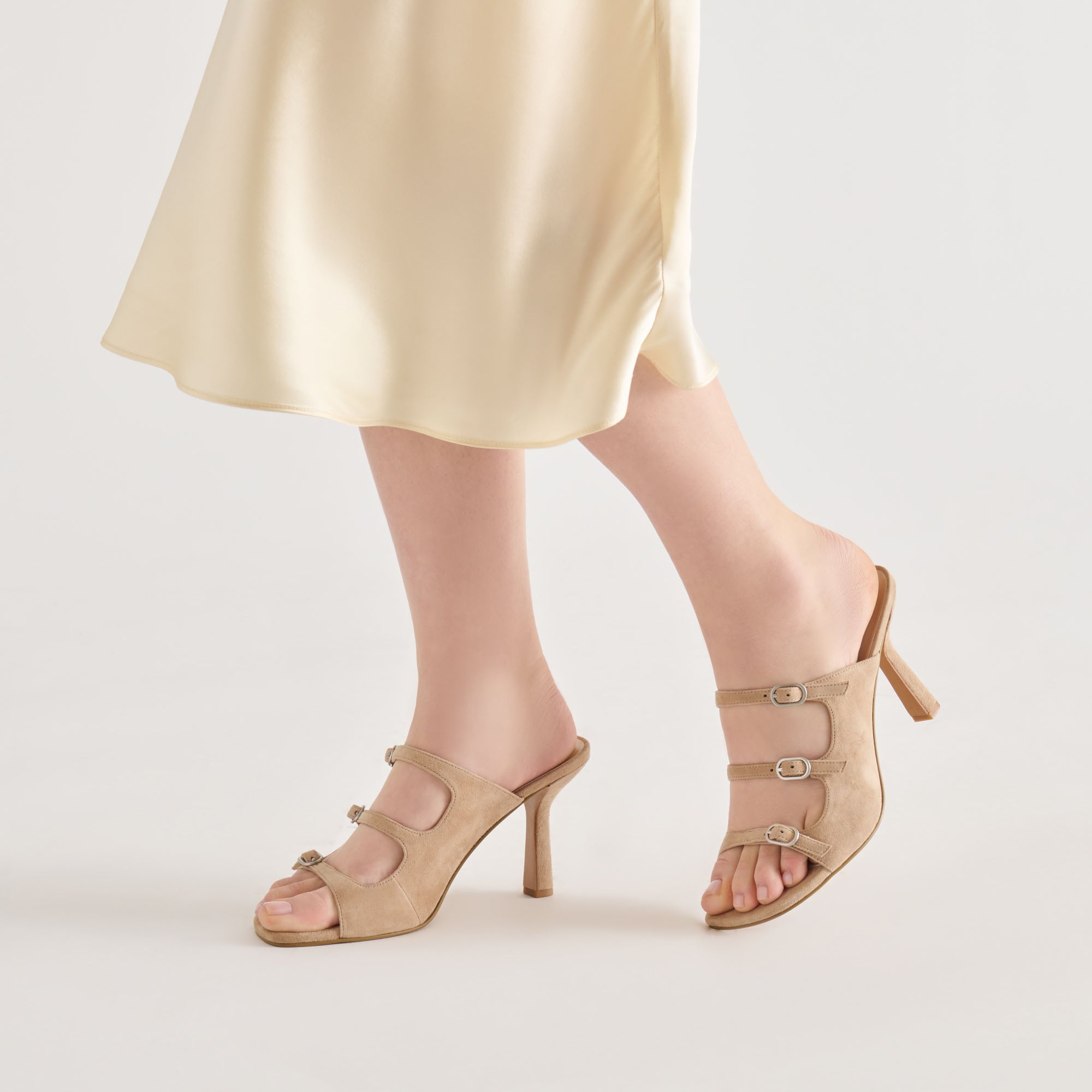 NEKO HEELS CAMEL SUEDE - view 2