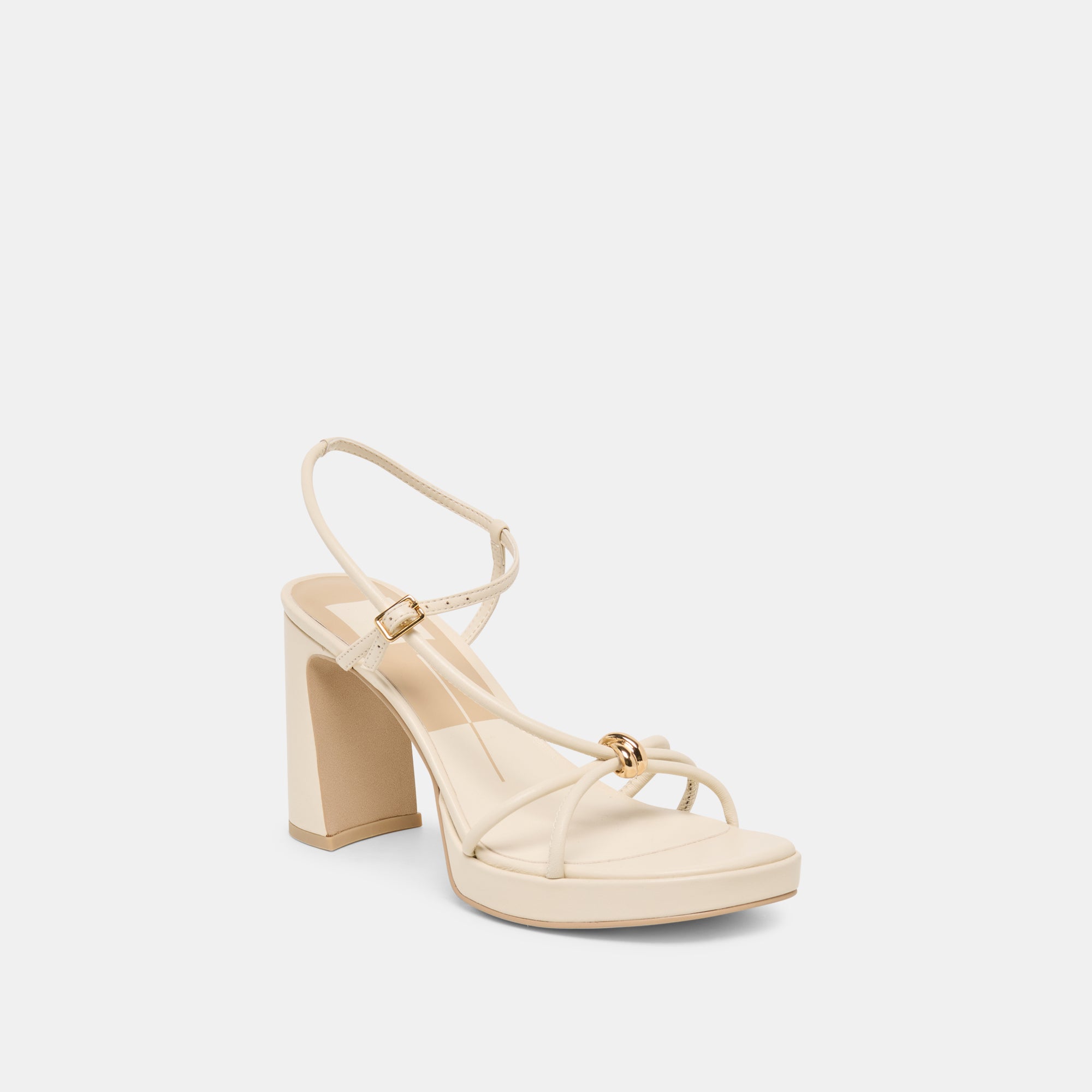 ODETE HEELS CREME LEATHER - view 2