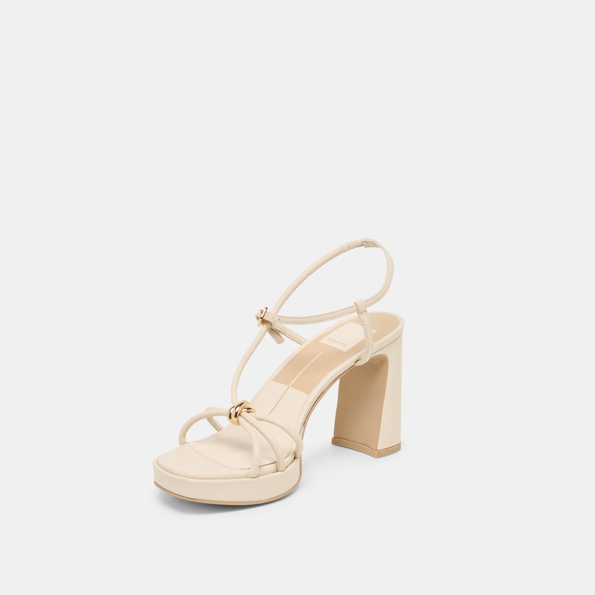 ODETE HEELS CREME LEATHER - view 4