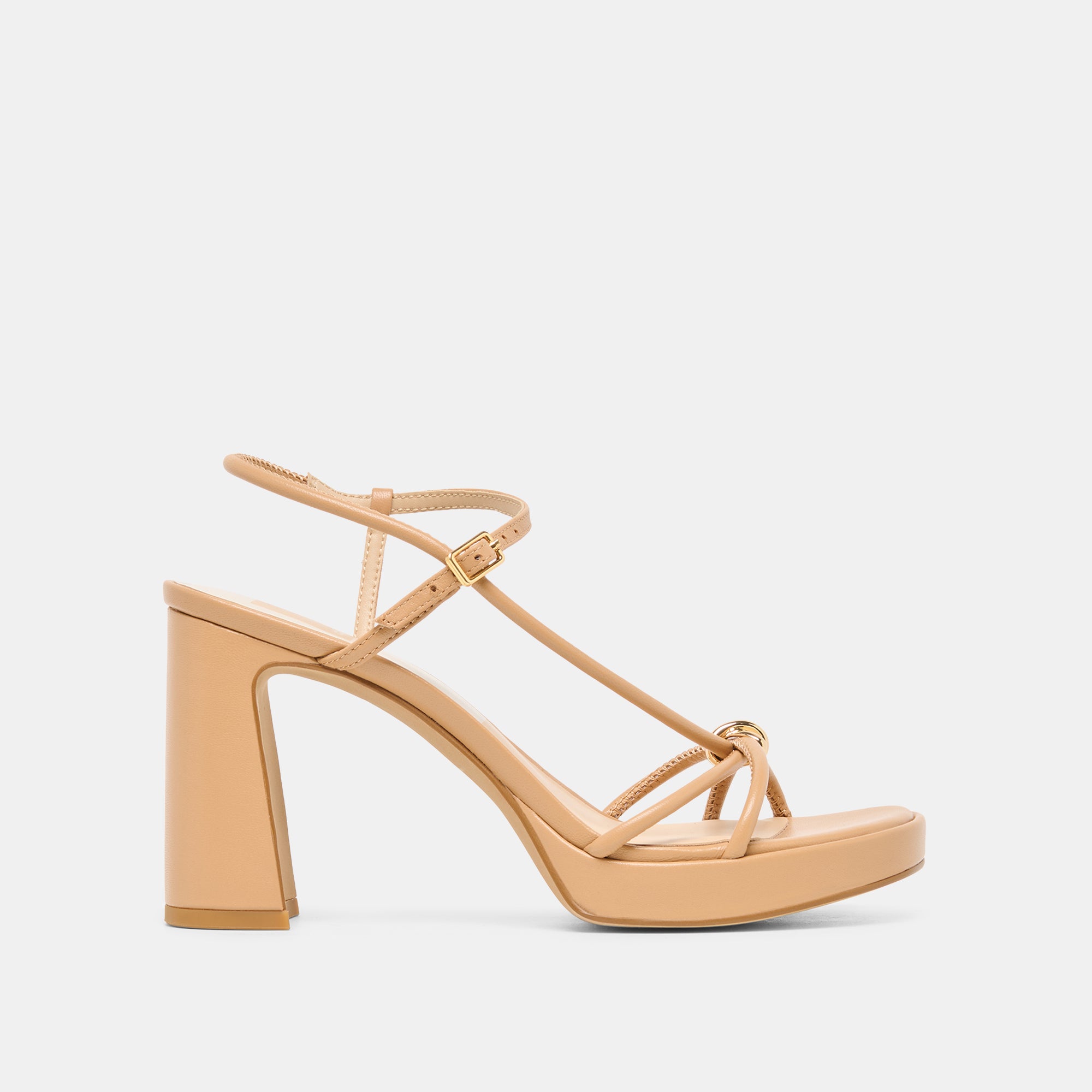 Odete Lt Tan Leather Heels | Dolce Vita