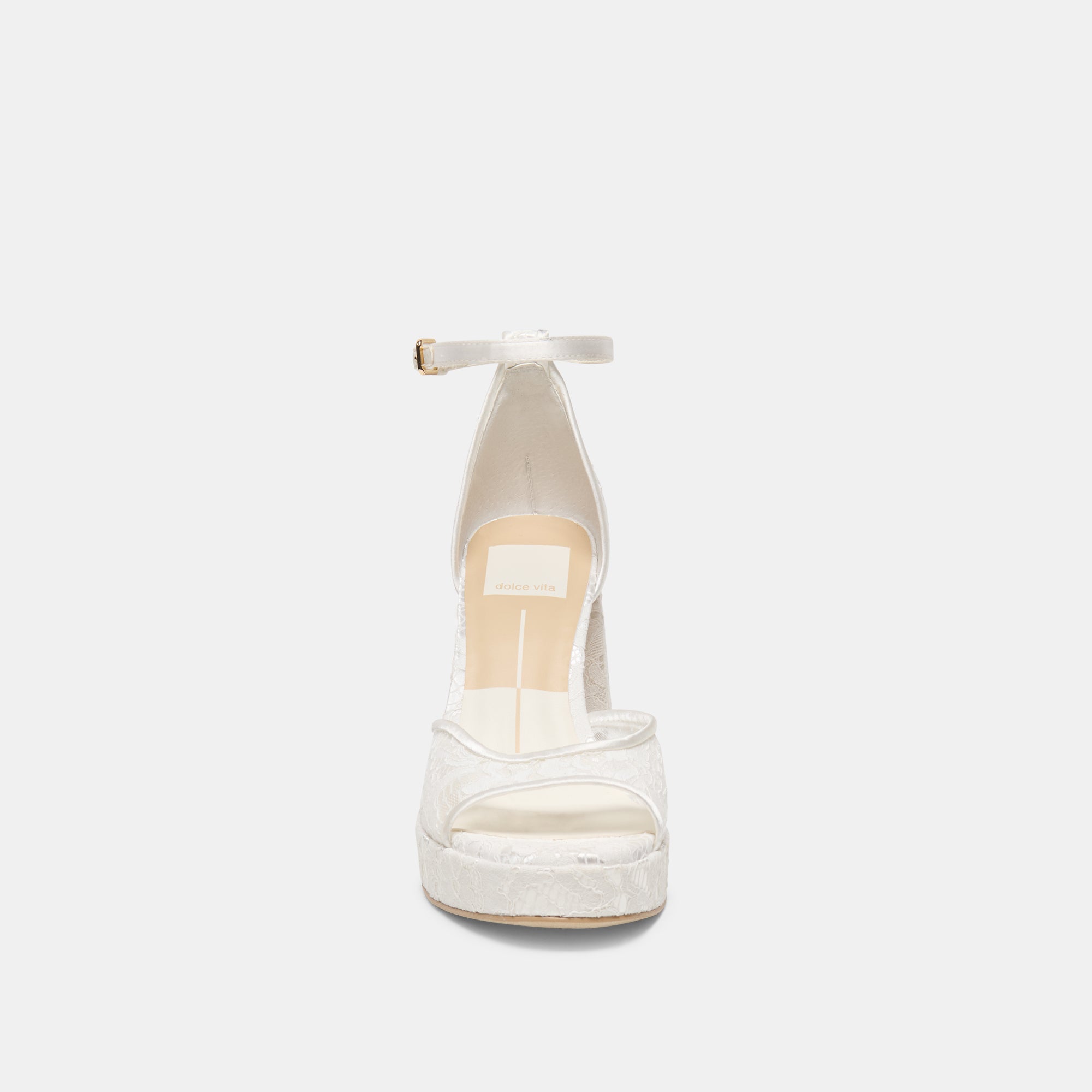 PANDRO HEELS TRUE WHITE LACE - view 6